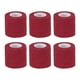 thumbnail image 1 of 2" x 177" 6 Pcs Venda Adhesiva Elástica Autoadhesiva Cinta Deportiva Color Rojo Vino, 1 of 6