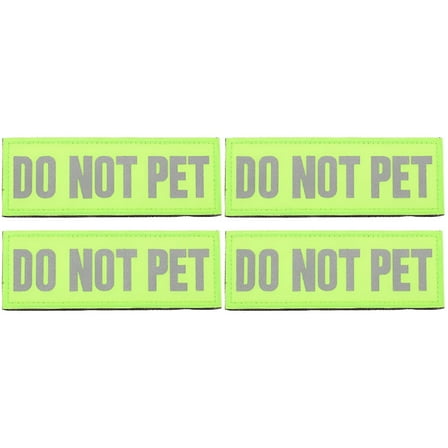 GASTROPOD 4 Pcs Puppy Harness Dog Adhesive Patches for Backpacks Vest Sticker Reflective