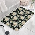 thumbnail image 3 of Pioneer Flower Floral Print Flannel Non Slip Door Rugs,Washable Door Mats Indoor,Decorative Door Mats,Dirt-Resistant and Absorbent Doormat for Entrance,Bedroom,Kitchen,Bathroom,23.5"x16", 3 of 5