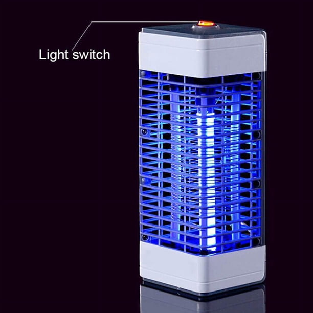 Lámpara eléctrica mata insectos, luz LED de alta potencia para el hogar y exteriores.