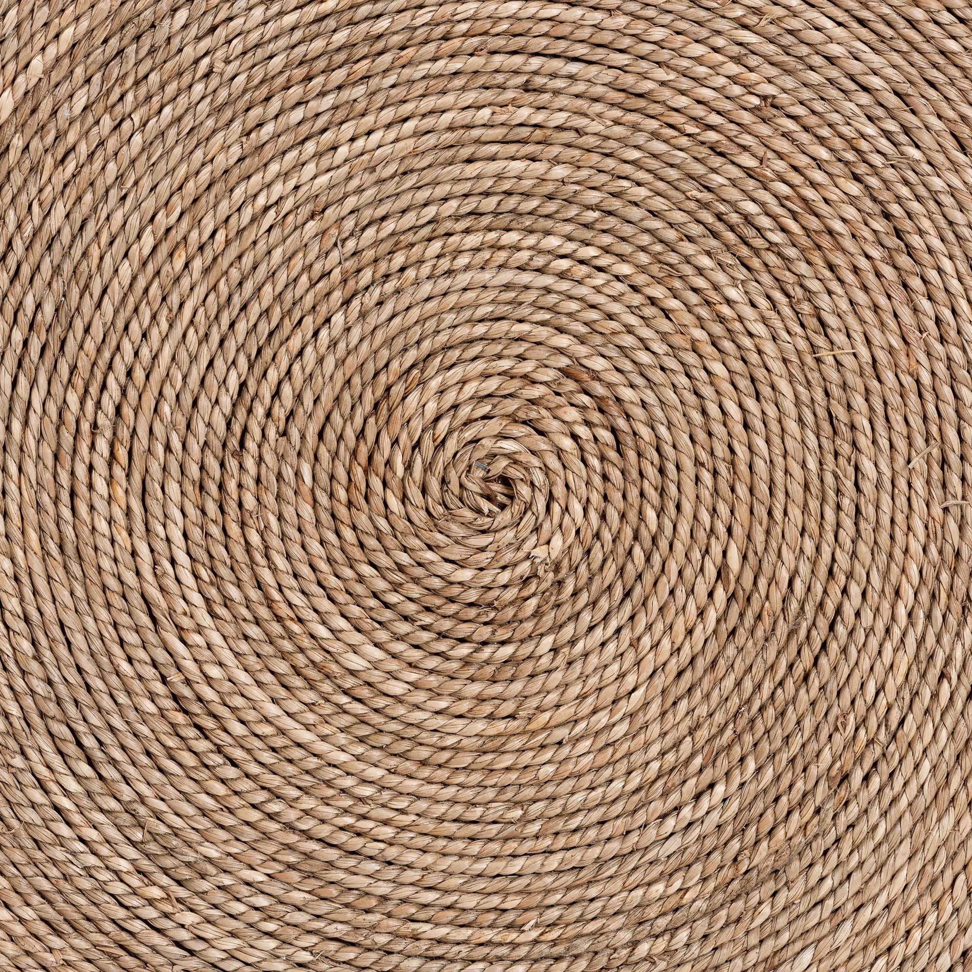 bali & pari Cady Japandi End Table, Natural Brown