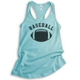 thumbnail image 1 of Baseball Tank Top, Ladies Racerback Tank Top, Funny Baseball Tank, Funny Football Tank, Ironic Sports Tank, Cancun, Small, 1 of 3