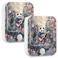 thumbnail image 2 of Panda Bear Flowers Floral Guita Night Lights Plug into Wall LED with Auto Light Sensor Warm Light for Kids Hallway Bedroom Living Room Kitchen Bathroom Set of 2, 2 of 7