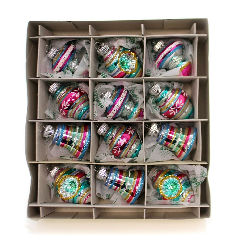 Christopher Radko VINTAGE CELEBRATION SHAPES Glass Shiny Brite 4027420