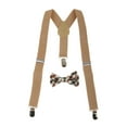 thumbnail image 2 of Checkered Adjustable Back Strap Set Boy - #2, 2.5x65cm/0.98x25.59inch Brown​, 2 of 8