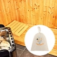 thumbnail image 3 of Almencla Sauna Banya Wool Hat Hats Natural Russian Bath Spa Head Protection A StyleB 1, 3 of 8