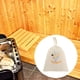 thumbnail image 1 of Sombrero de fieltro de lana blanca perfecl Sauna rusa anticalor Estilo B 1, 1 of 8