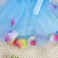thumbnail image 5 of GYRATEDREAM Girls Wedding Party Lace Princess Dress Mesh Cotton Petals Floral Dress Tutu Skirt Kids Birthday Formal Dress for 0-9M, 5 of 9