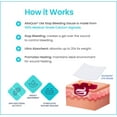 Lite Stop Bleeding Gauze Calcium Alginate Wound Dressing Quick