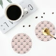 thumbnail image 4 of Kdxio Cute Panda Funny Coasters,4 Pcs Leather Coasters,Housewarming Gifts,Protect Furniture from Water Marks Scratch and Damage, 4 of 8