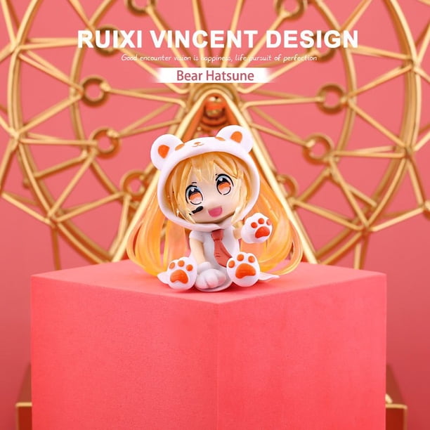 Figura DE ACCIÓN DE Hatsune Miku, figuritas de PVC de dibujos animados de cantante Virtual Kawaii, estatua de Manga, modelo coleccionable, juguete para decoración de tartas Gong Bohan LED