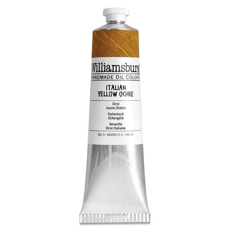UPC: 0877463003325 | Williamsburg Handmade Oil Paint 150 ml Italian Yellow Ochre