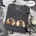 thumbnail image 3 of RosaWear Ghost Reading Book Bookish Halloween Librarian Garment-Dyed Tee, 3 of 7