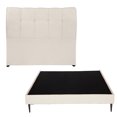 thumbnail image 1 of Recámara Matrimonial Kiri Beige Claro con Cabecera + Base Cama Slim, 1 of 8
