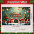 thumbnail image 5 of Festive Decoration Merry Christmas Holly Design Gift Prints Seasonal Banner for Holiday Decoration Family Celebration Winter Party, 5 of 9