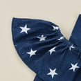 thumbnail image 6 of Mercatoo Kids Girls Independence Day Suit Summer Girls Star Camisole and Denim Shorts 2 𝐏iece Set Toddler Casual Outfit, 6 of 7