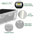 thumbnail image 2 of Akicon 30"/36" Range Hood Insert Stainless Steel 600CFM with 3 Speeds and Led Lights Cold Bright 30inch, 2 of 10