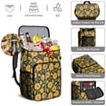 thumbnail image 5 of Travel Cooler Bag - Sunflower Camping Beer Cooler Backpack with Bottle Opener- Waterproof Insulated Picnic Backpacks - Cooler Bag for Beach, 5 of 6