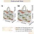 thumbnail image 2 of FORMRS Womens Corduroy Tote Bag Crossbody Shoulder Purse Handbag with Detachable Strap, Abstract Fish Pattern, 2 of 7