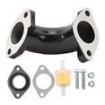 thumbnail image 2 of Kit De Tubo De Entrada De Colector, Tubo De Entrada De Colector De Alto Rendimiento Fácil De Instalar 26 Mm Para Motos De Cross Pit, 2 of 7