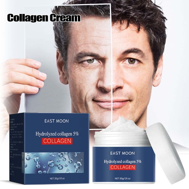 Hot6sl Ofertas Del Día Crema Facial para Hombres Crema Hidratante 24 Horas Que Mejora La Textura de La Piel Crema Facial Hidratante Antienvergemiento 30 G