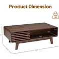 thumbnail image 2 of STARY Coffee Table, Living Room Tables, Modern Table with Storage, Mid Century Farmhouse Wood Coffee Table for Living Room, 2 of 7