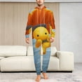 thumbnail image 6 of Wobbly Life Women Men Pajamas Zipper Onesie Jumpsuit Hooded One Piece Sleepwear, 6 of 8