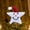 White A, variant on YIMWNYI Christmas Cute Snowman Treetop Star, Christmas Tree Topper, Holiday Decoration, Easy Installation, Durable Metal Design, Festive Home Decor