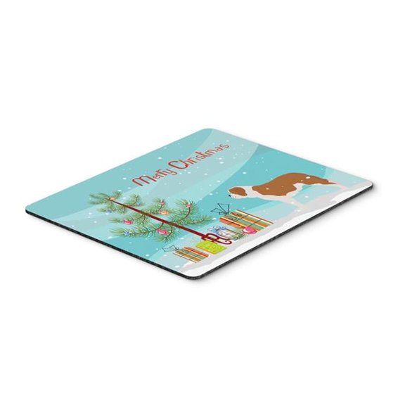 Carolines Treasures Saint Bernard Merry Christmas Tree Mouse Pad
