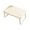 White, variant on Foldable Lap Desk, Portable Laptop Stand Bed Tray Table for Sofa Floor Use, Lightweight Wooden Notebook Stand for Home Office, 1-Piece(Beige)