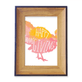 thumbnail image 1 of Thanksgiving Day Turkey Watercolor Pattern Photo Frame Exhibition Display Art Desktop Painting, 1 of 3