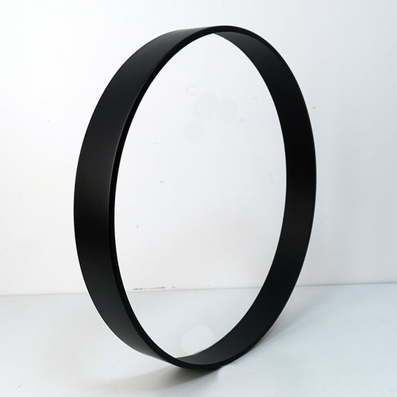 WEUVEB Minimalist Black Metal Clock Frame with Easy Installation for Quartz Wall Clocks