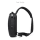 thumbnail image 4 of Mochila Cruzada Bange Espacio para iPad Tablet 8.5" audífonos, billetera y libros. Material resistente al agua y carga USB. Modelo BR-7256 Bange  BG-7256, 4 of 11
