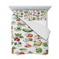thumbnail image 7 of Vegetables Twin Size Down Alternative Comforter, Lightweight Comforter Quilt Bedding Set with Pillow Shams Watercolor Farmhouse Fruits All Seasons Bed Comforter Duvet Insert 68"x86", 7 of 7