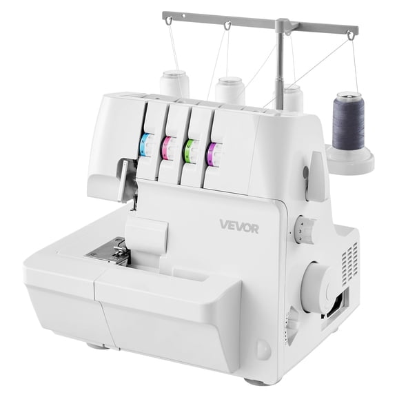 Máquina de Coser Serger Overlock VEVOR 1250SPM 2-3-4 hilos