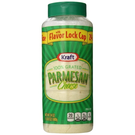 Grated Parmesan, 24-Ounce Plastic Canister (Pack of 2)
