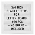 thumbnail image 1 of Letras para Tablero de Letras G GAMIT 340 piezas 0.75" Negro, 1 of 7