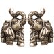 thumbnail image 1 of OUNONA 2Ud Adorno De Elefante En Cobre Marrón Para Creativa En O Gabinete, 1 of 8