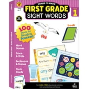 Brighter Child Words to Know First Grade Sight Words Workbook Grade 1 (320 pages)