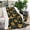 Black Geometric Sunflower, variant on Black Geometric Sunflower Pattern Blanket,Comfortable Soft Flannel Throw Blanket,All Season,Warm Lightweight Blankets for Sofa Bed Couch Living Room Chair,40"x50"