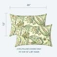 thumbnail image 2 of Outdoor/Indoor Lumbar Pillow Covers, Patio Decorative Lumbar Pillow Covers, All Weather Cushion Cases for Sofa, Patio Couch Decoration 12x20, 2 Pack, Faylinn Shadow Paisley, 2 of 6