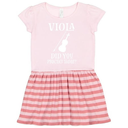 

Inktastic Funny Viola Music Practice Gift Gift Toddler Girl Dress
