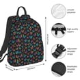 thumbnail image 2 of Honeii Multicolored Butterflies Print Lightweight Backpacks,Carry on Backpack,Durable Backpack for School, Work & Travel, 2 of 7