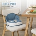 thumbnail image 4 of Dream On Me Cozy Pod Booster Seat with Removable Cover, Blue, 4 of 7