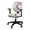 Bunny Tulip Butterfly Violet, variant on Blue Owl Stars Breathable Computer Office Chair Cover Stretch Comfortable Boss Chair Slipcovers Universal Removable Desk Chair Seat Protector, Set of 2