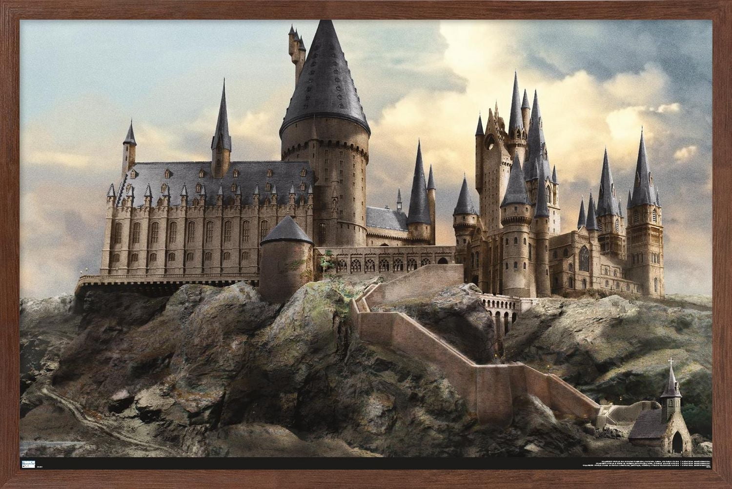 The Wizarding World: Harry Potter - Hogwarts at Sunrise Wall Poster