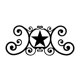 thumbnail image 1 of Estrella - Placa sobre la puerta(HP-OD-45) Village Wrought Iron HP-OD-45, 1 of 1