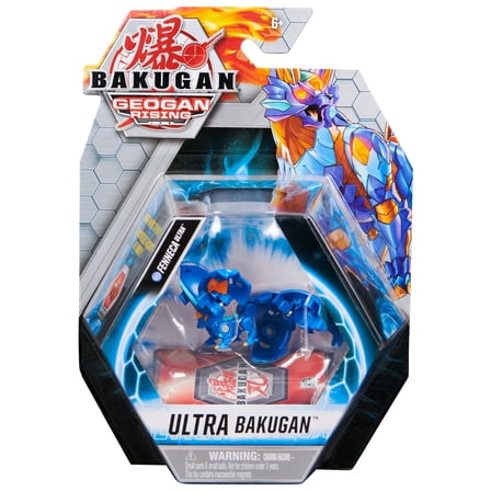 Bakugan Ultra, Fenneca, 3-inch Tall Geogan Rising Collectible Action Figure and Trading Card