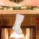 thumbnail image 4 of Medias navideñas grandes para decorar chimeneas y árboles | Medias navideñas familiares personalizadas de 48 x 28 cm con puño de terciopelo | Bolsa de regalo navideña para niños y adultos, 4 of 7
