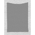 thumbnail image 1 of Black and White Tapestry, Abstract Cubical Forms with Black Lines and Squares Symmetry Techno Modern, Wall Hanging for Bedroom Living Room Dorm Decor, 60W X 80L Inches, Black White, by Ambesonne, 1 of 2
